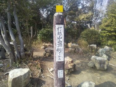 ピークハントハイキングNo.5　梅の香に誘われて　打越山481・保久良梅林　自主練習